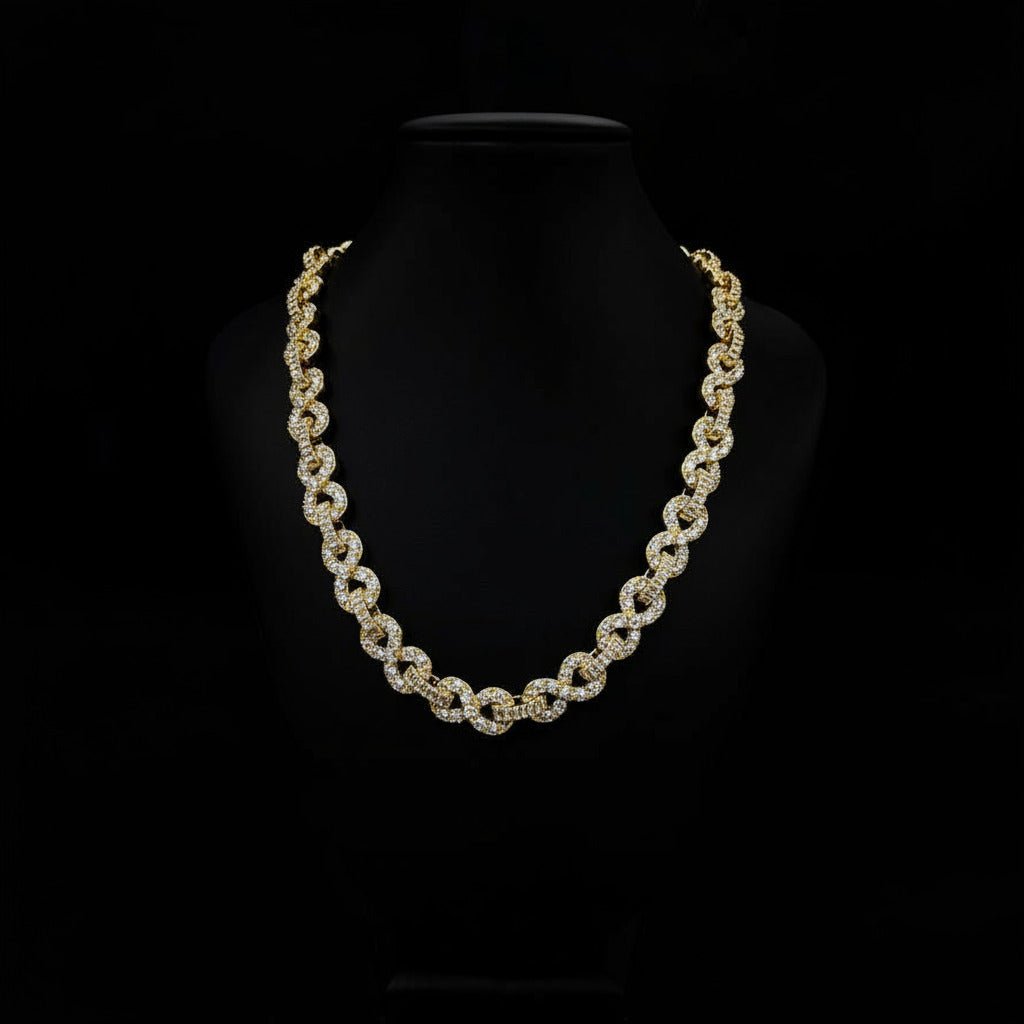 Cuban infinity chain dipped in gold