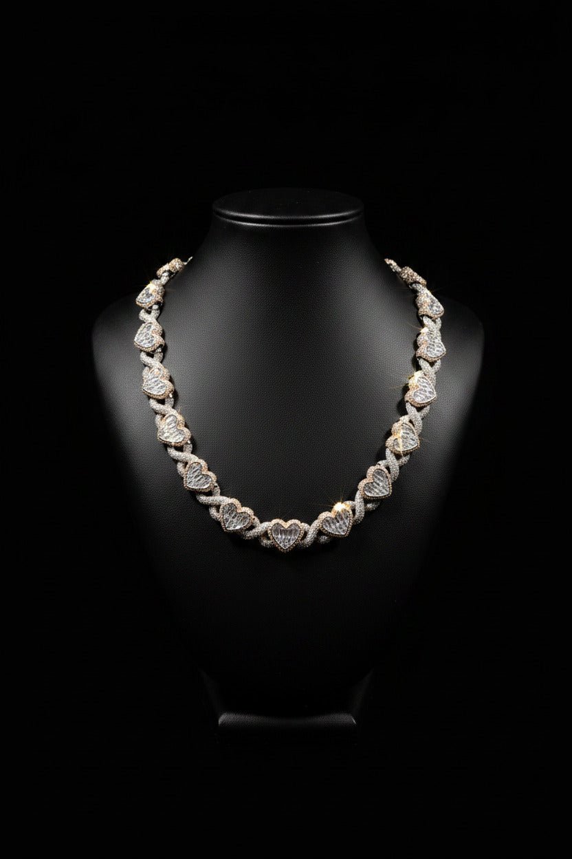 Fancy heart chain