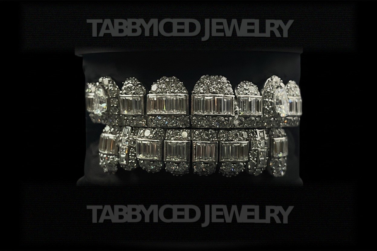 Hybrid Set with Custom Pearl Shape Diamond