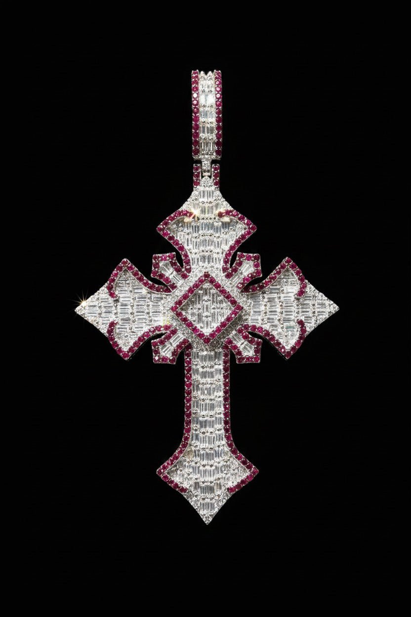 TabbyIced Gothic Cross Pendant