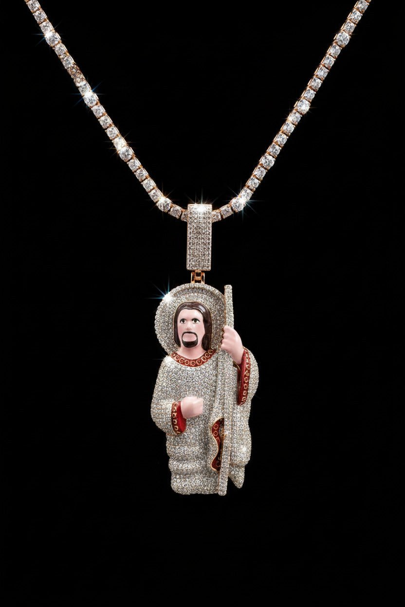 TabbyIced San Judas Tadeo Pendant