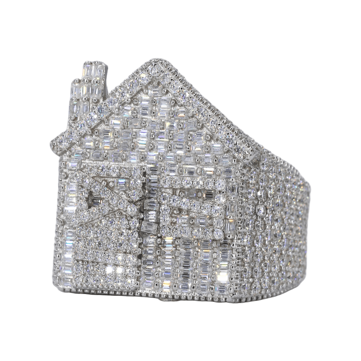 Trap House VVS Moissanite Diamond Ring